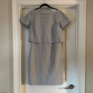 Banana Republic Asymmetrical Stripe Dress